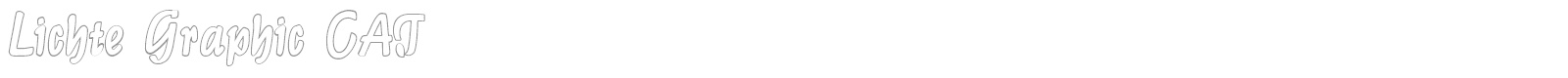 Graphic CAT font preview